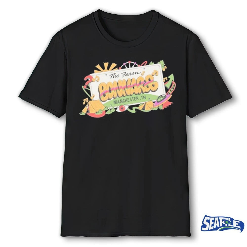 Official The Farm Bonnaroo Manchester, TN t-shirt