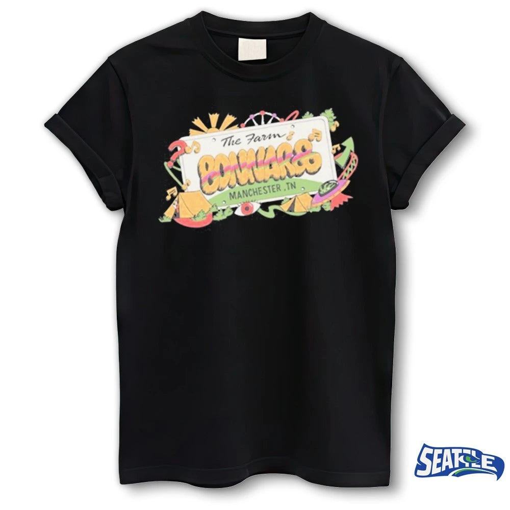 Official The Farm Bonnaroo Manchester, TN t-shirt