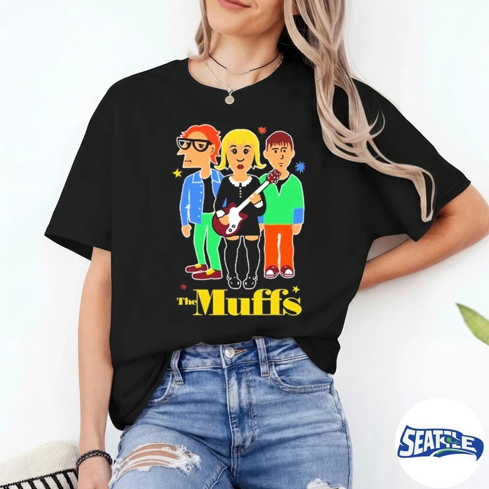 Official The Muffs Ronnie, Kim, and Roy t-shirt