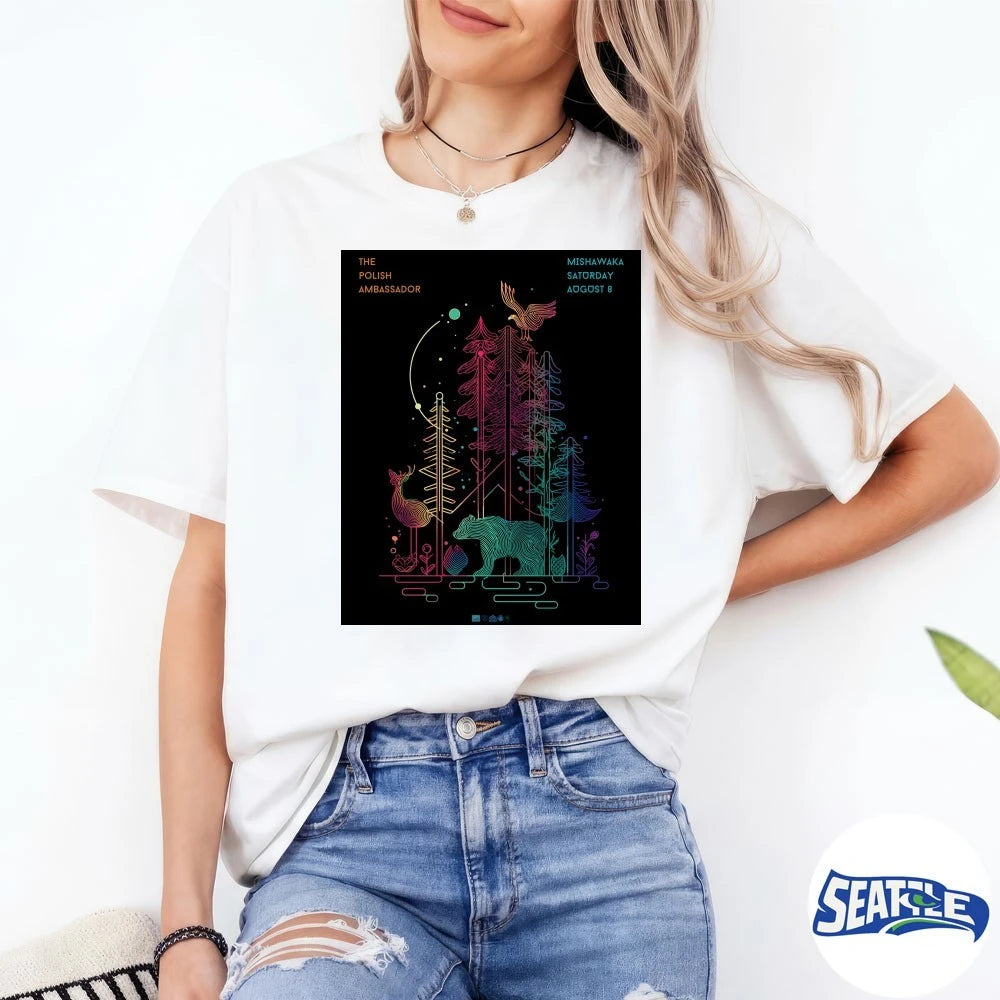 Official The Polish Ambassador Mishawaka August 8 2026 Poster t-shirt