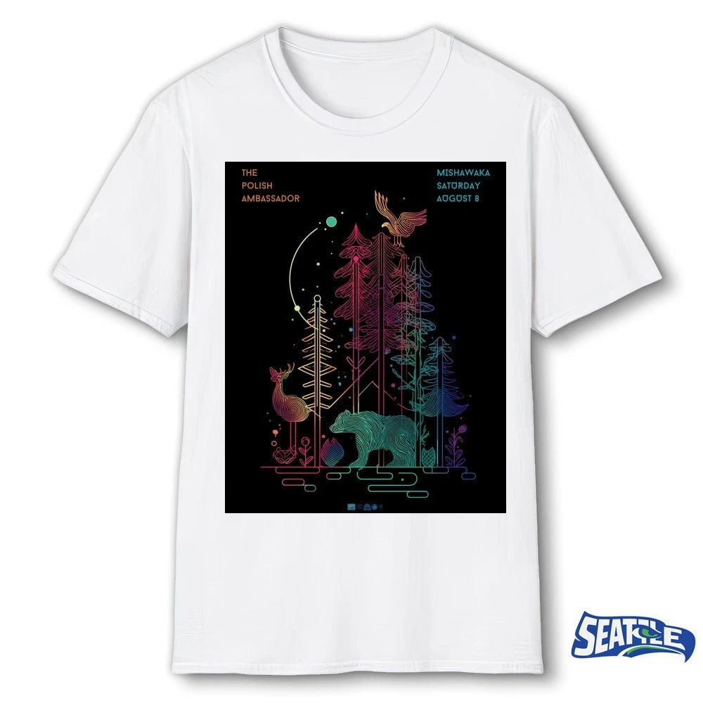 Official The Polish Ambassador Mishawaka August 8 2026 Poster t-shirt
