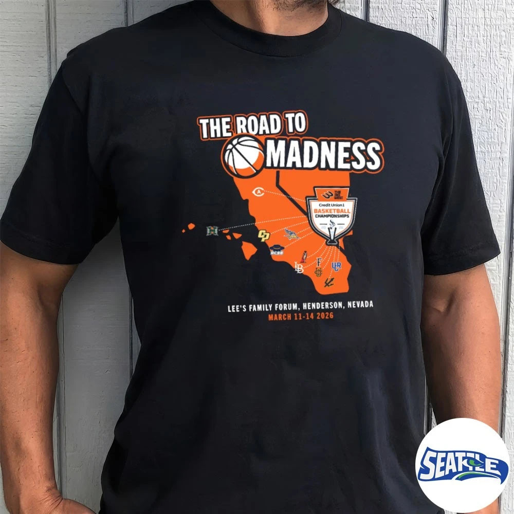 Official The Road to Madness Lee’s Family Forum Henderson NV Henderson Basketball 2026 t-shirt