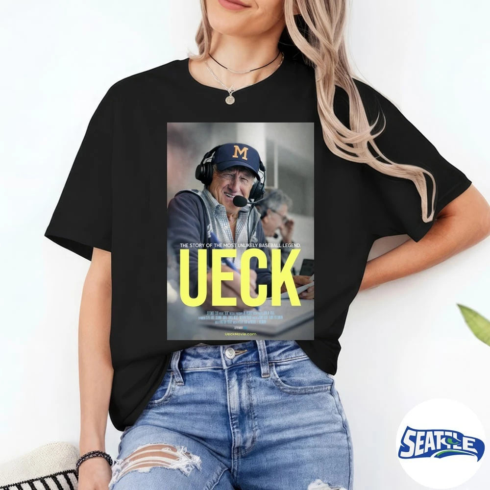 Official The Story Of The Most Unlikely Baseball Legend Ueck Bob Uecker Poster t-shirt