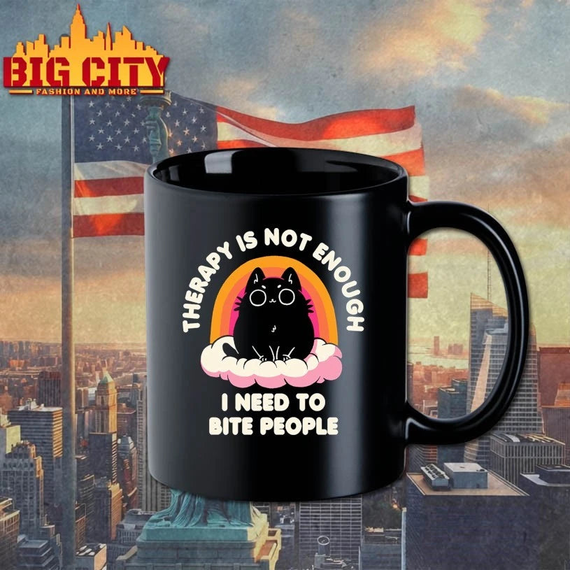 Official Therapy is not enough I Need To Bite People T-shirt