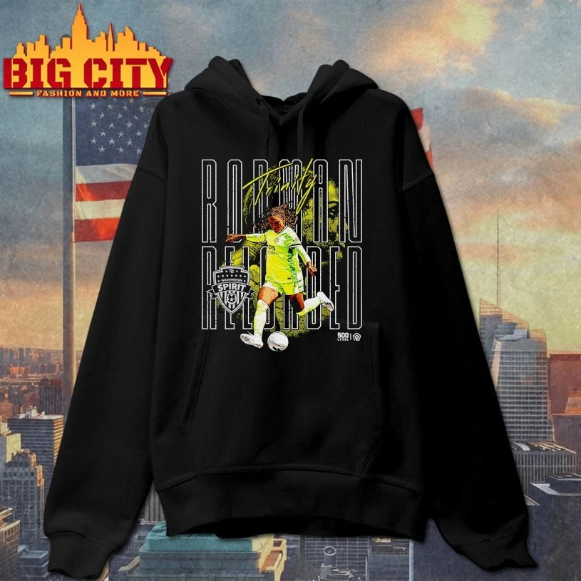 Official Trinity Rodman Washington Spirit Reloaded signature T-shirt