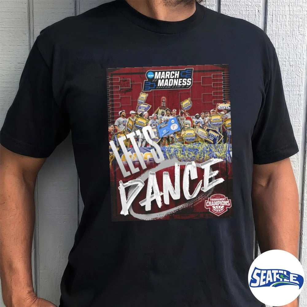 Official Troy Trojans Men’s Basketball Let’s Dance 2026 March Madness Tournament Champions Poster t-shirt