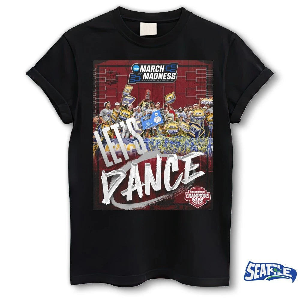 Official Troy Trojans Men’s Basketball Let’s Dance 2026 March Madness Tournament Champions Poster t-shirt