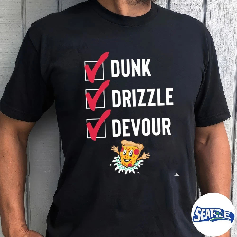 Official Tulsa Ranch Dippers Dunk Drizzle Devour t-shirt