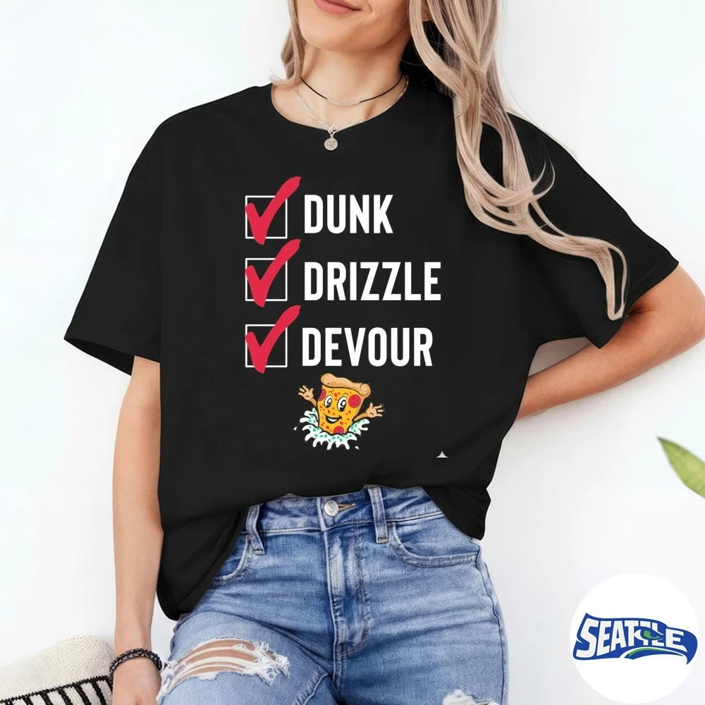 Official Tulsa Ranch Dippers Dunk Drizzle Devour t-shirt