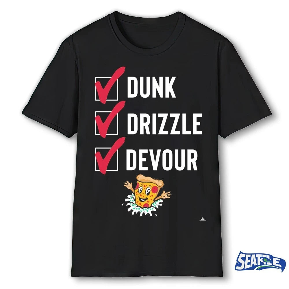 Official Tulsa Ranch Dippers Dunk Drizzle Devour t-shirt