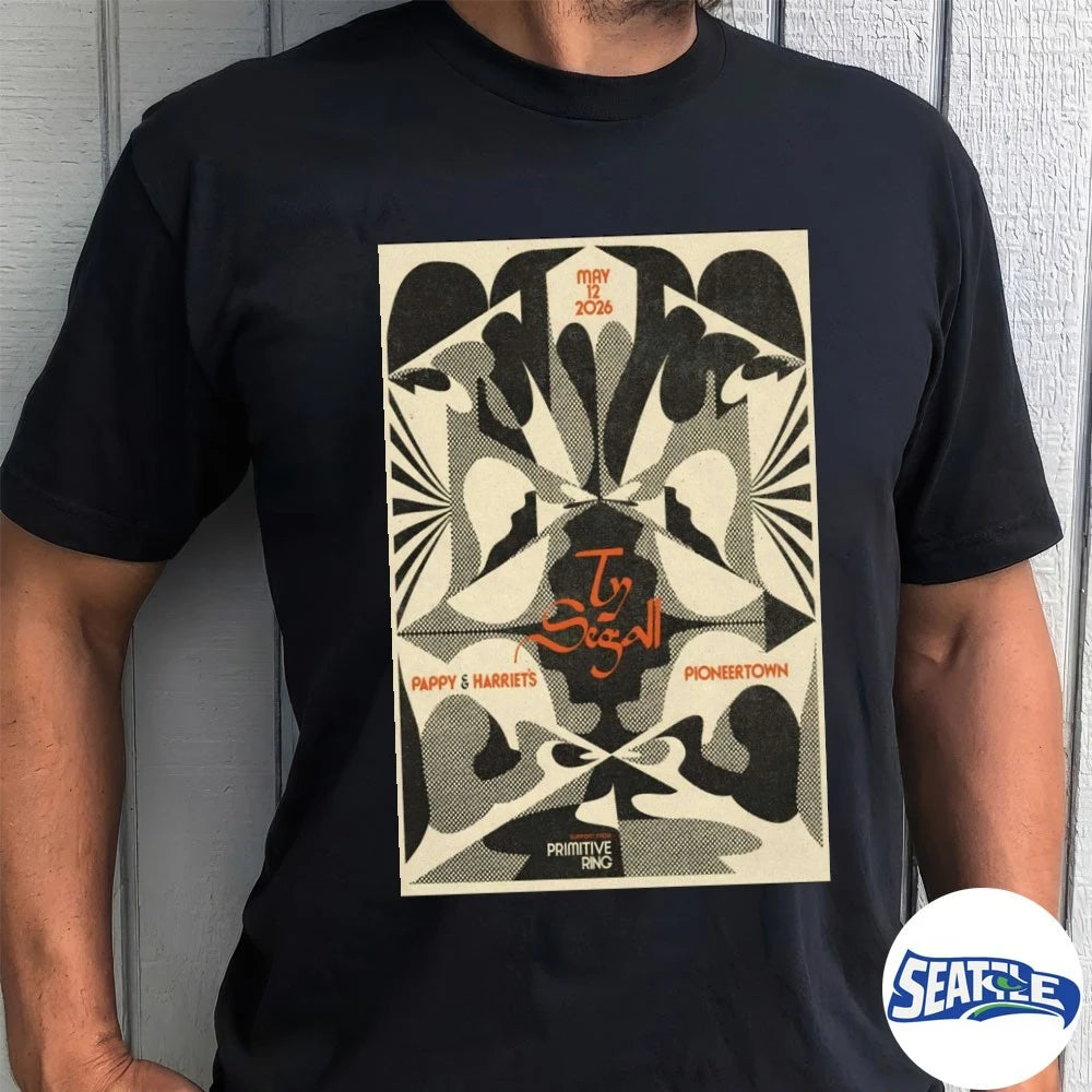 Official Ty Segall Pappy &amp; Harriet’s Pioneertown CA May 12 2026 Poster t-shirt