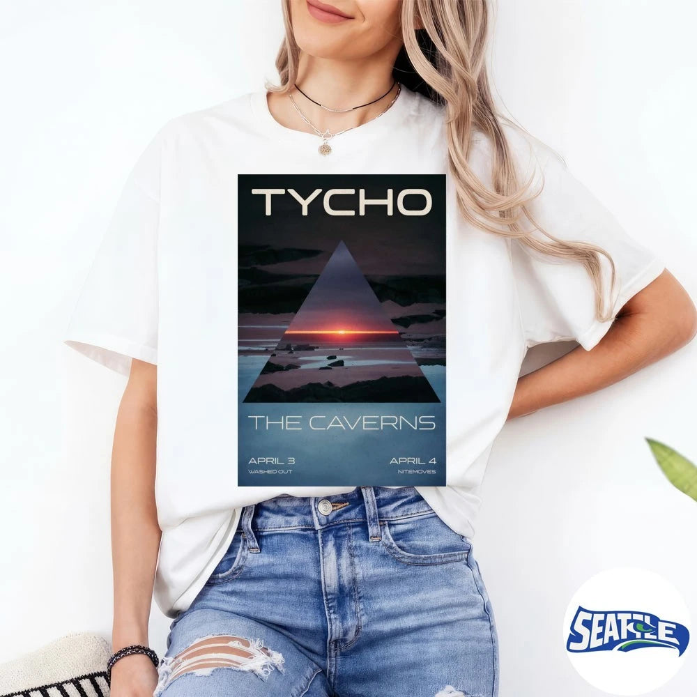 Official Tycho The Caverns Grundy County TN On April 3-4 2026 Poster t-shirt