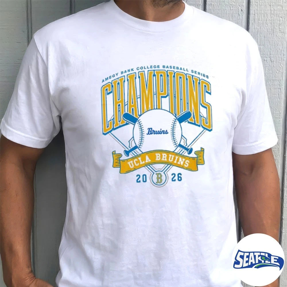 Official UCLA Bruins x Amegy Bank College Baseball Series Champions 2026 t-shirt