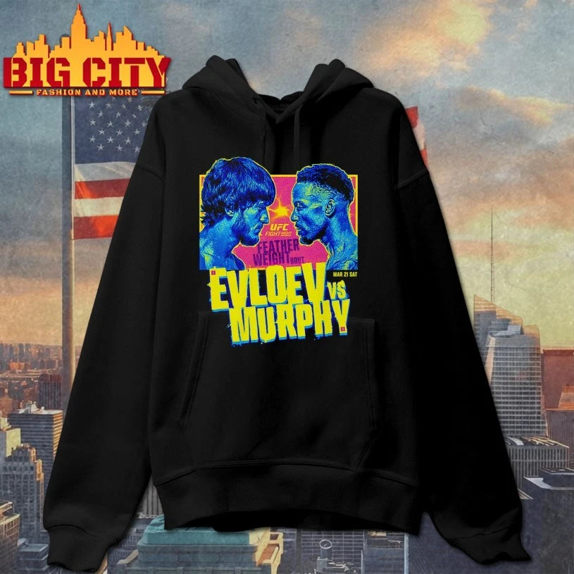 Official UFC Fight Night 2026 Evloev Vs. Murphy Match Up T-shirt