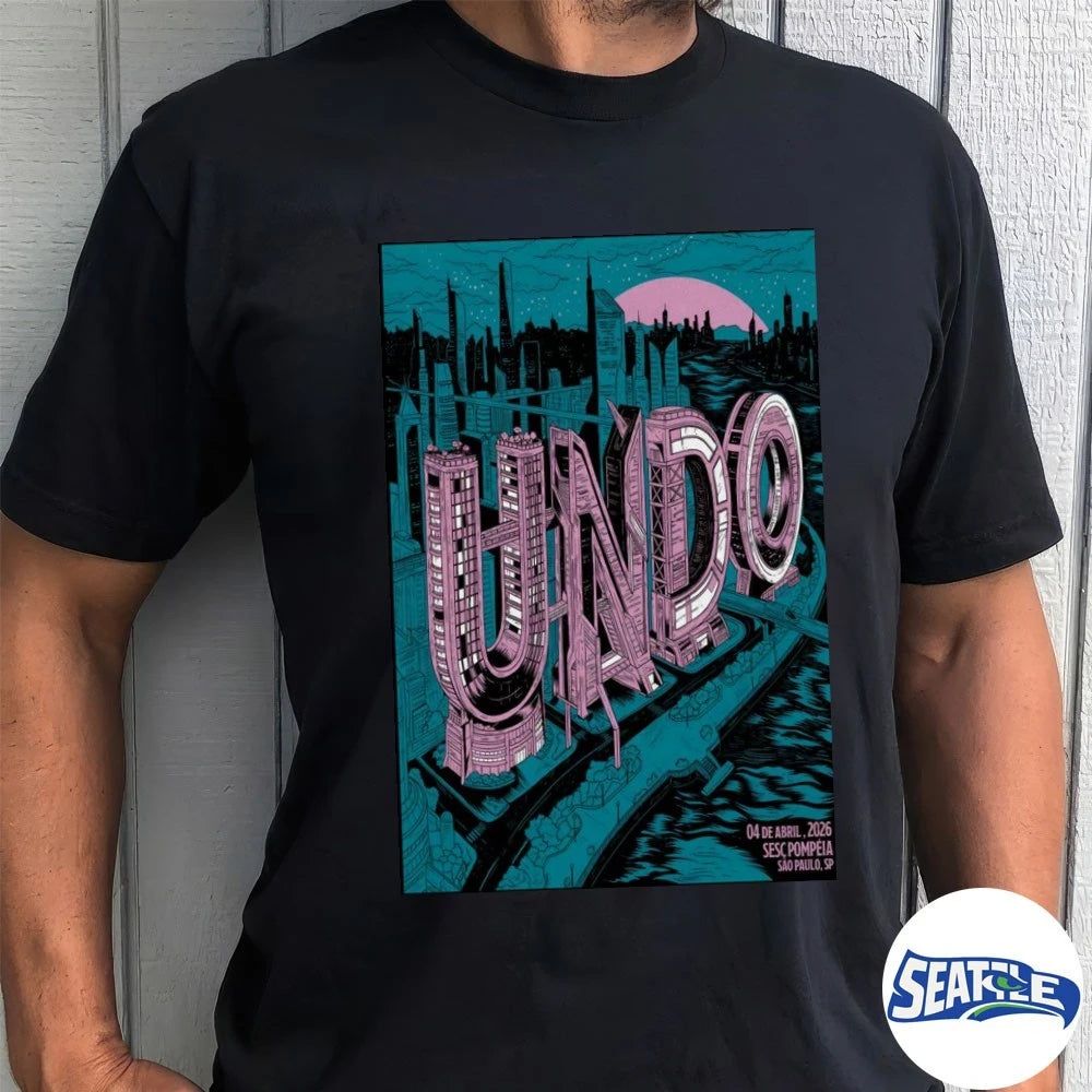 Official UNDO Sesc Pompeia Sao Paulo Brazil April 4 2026 Poster t-shirt