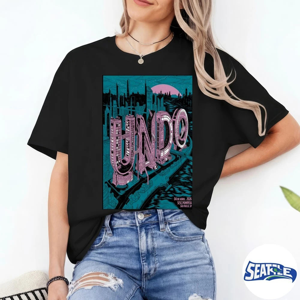 Official UNDO Sesc Pompeia Sao Paulo Brazil April 4 2026 Poster t-shirt