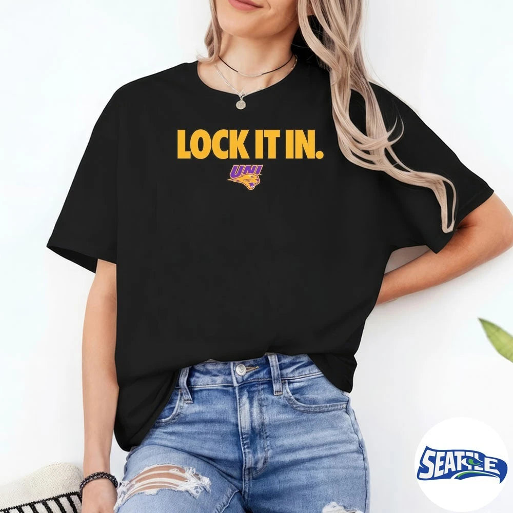 Official UNI Men’s Basketball Lock It In 2026 t-shirt