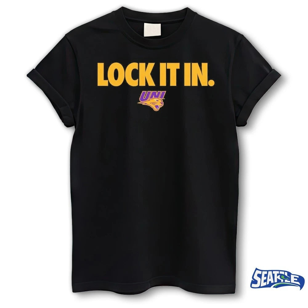 Official UNI Men’s Basketball Lock It In 2026 t-shirt