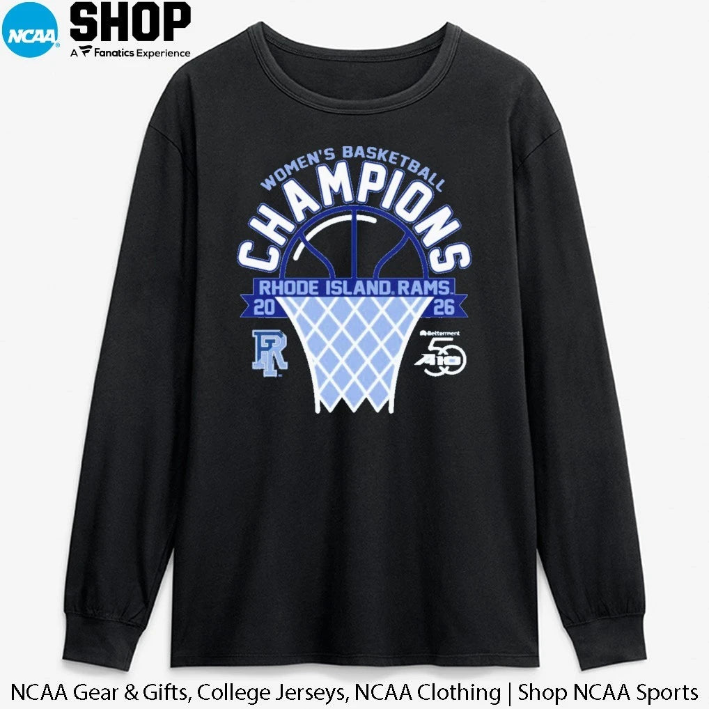 Official University of Rhode Island Women’s Basketball 2026 Atlantic 10 Tournament Champions T-Shirt