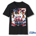 Official USA Baseball Wins 2026 World Baseball Classic Play Free Bird Poster t-shirt