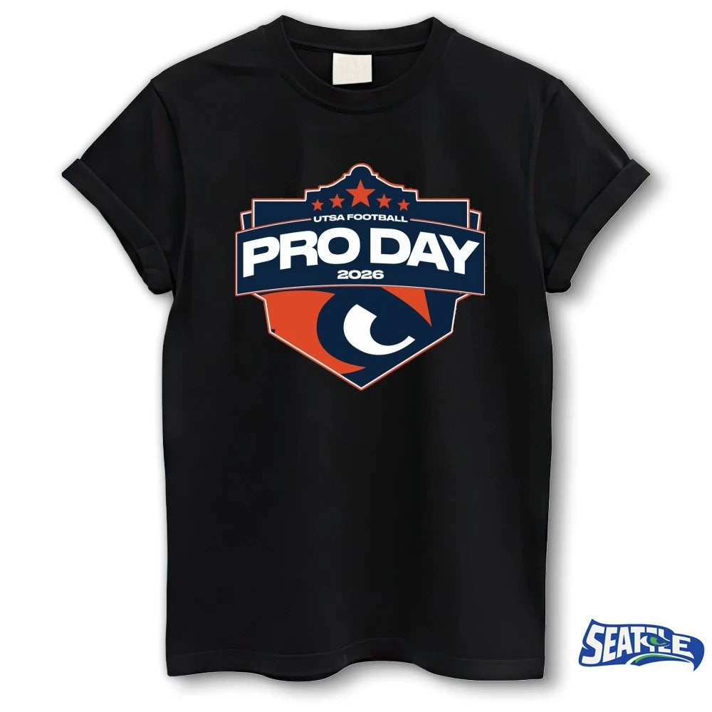 Official UTSA Football Pro Day 2026 Logo t-shirt