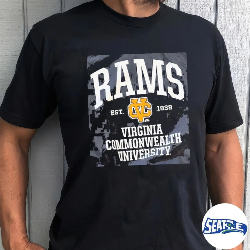 Official VCU Rams Virginia Commonwealth University Est 1838 t-shirt