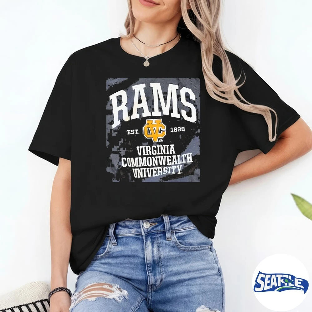 Official VCU Rams Virginia Commonwealth University Est 1838 t-shirt