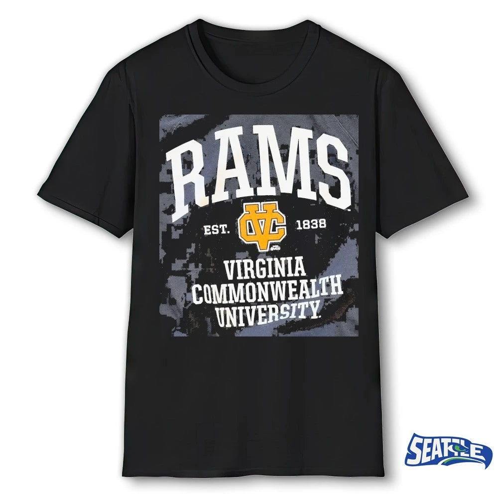 Official VCU Rams Virginia Commonwealth University Est 1838 t-shirt