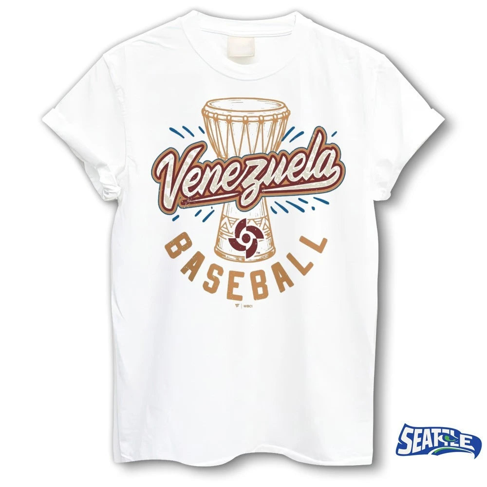Official Venezuela Baseball 2026 World Baseball Classic t-shirt
