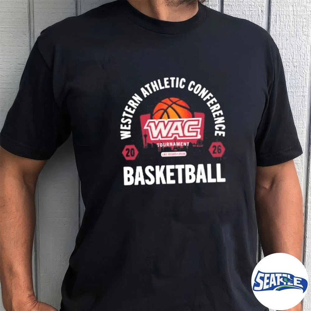 Official WAC Men’s and Women’s Basketball Tournament 2026 t-shirt