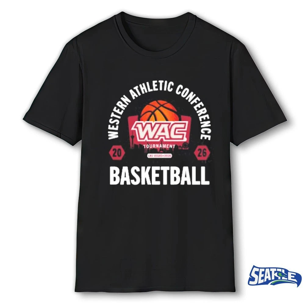Official WAC Men’s and Women’s Basketball Tournament 2026 t-shirt