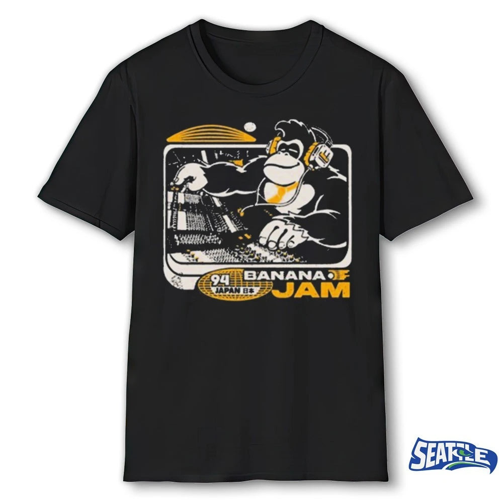 Official Wario64 Donkey Kong Banana Jam t-shirt