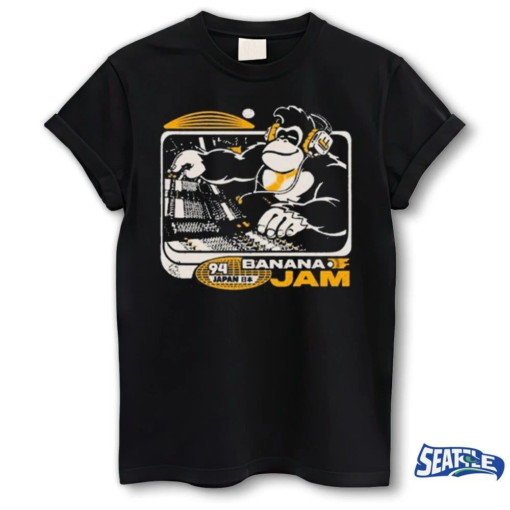 Official Wario64 Donkey Kong Banana Jam t-shirt