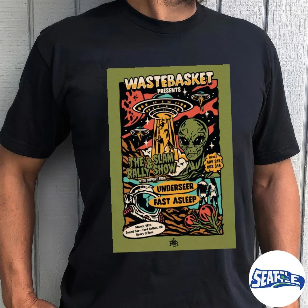 Official WASTEBASKET March 18 2026 Sound Bar In Fort Collins CO Poster t-shirt
