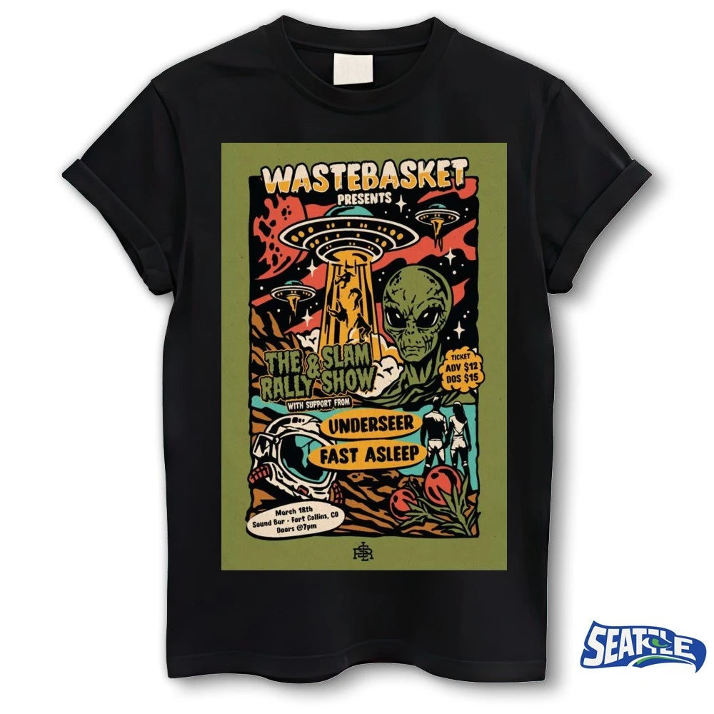 Official WASTEBASKET March 18 2026 Sound Bar In Fort Collins CO Poster t-shirt