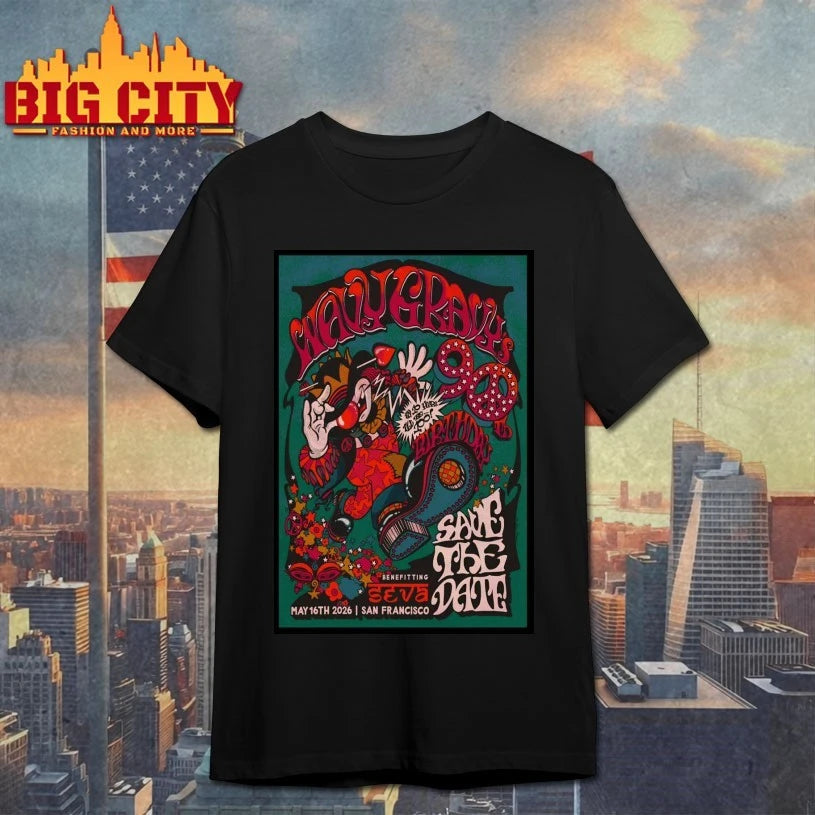Official Wavy Gravy’s 90th Birthday San Francisco CA 5-16-2026 Poster T-shirt