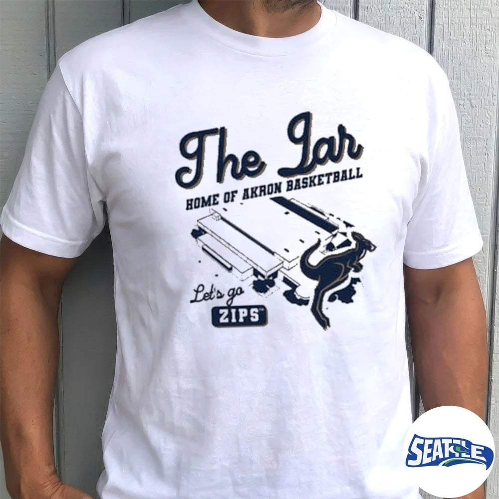 Official Where I’m From Akron Zips Oatmeal Basketball The Jar Home Of Akron Basketball Let’s Go Zips t-shirt