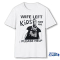 Official Wife Left Kids Please Help Hate Me ICE t-shirt