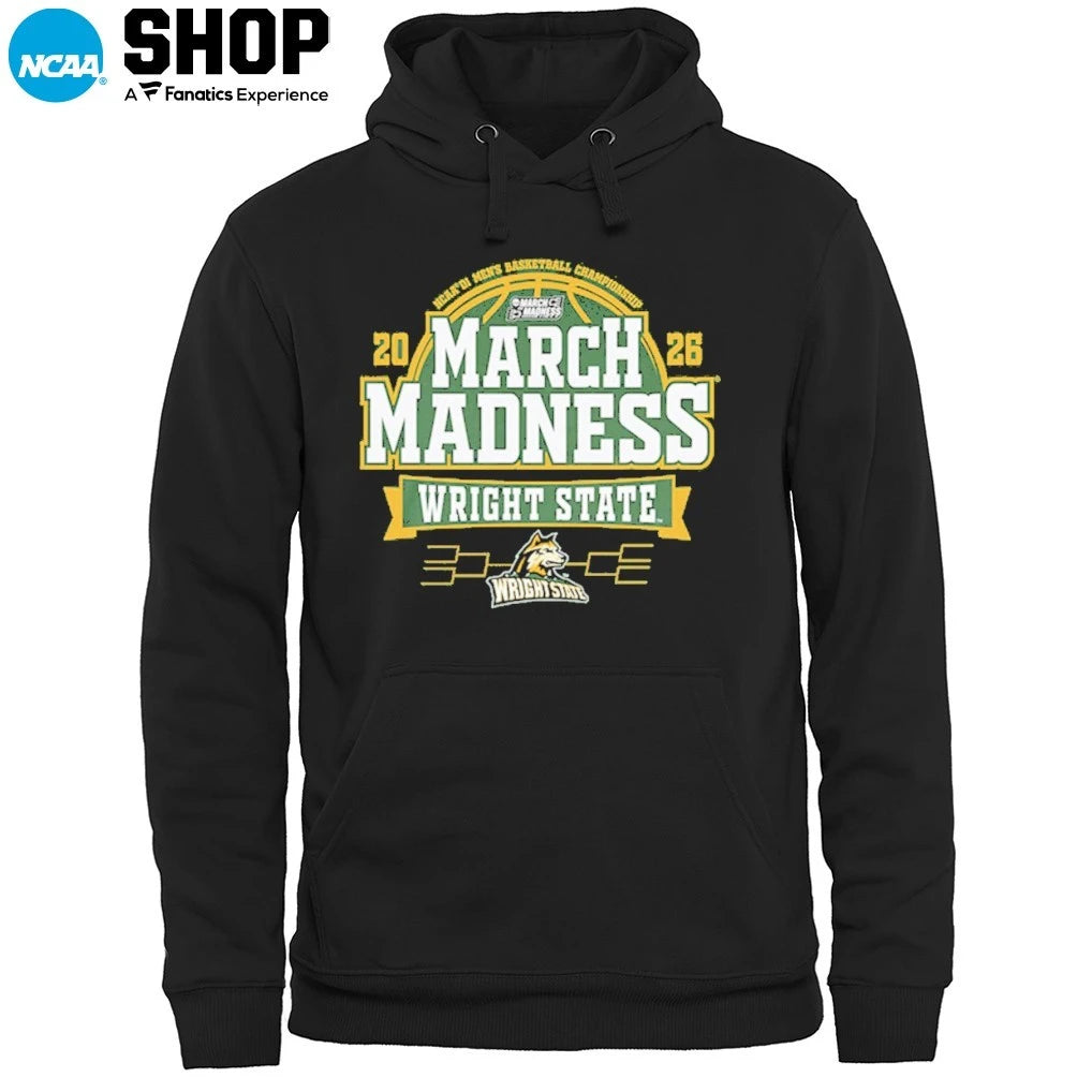 Official Wright State Raiders 2026 NCAA DI Men’s Basketball Championship March Madness T-Shirt
