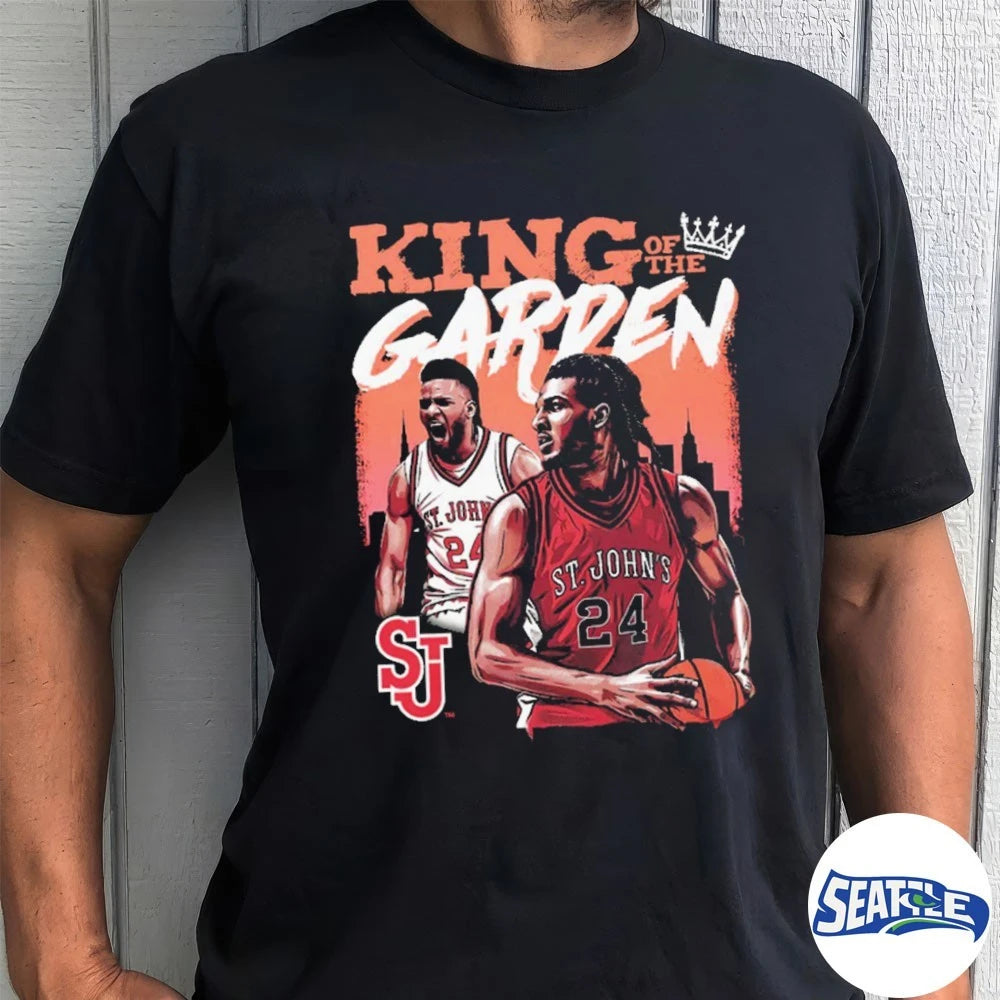 Official Zuby Ejiofor King of the Garden St. John’s Red Storm t-shirt