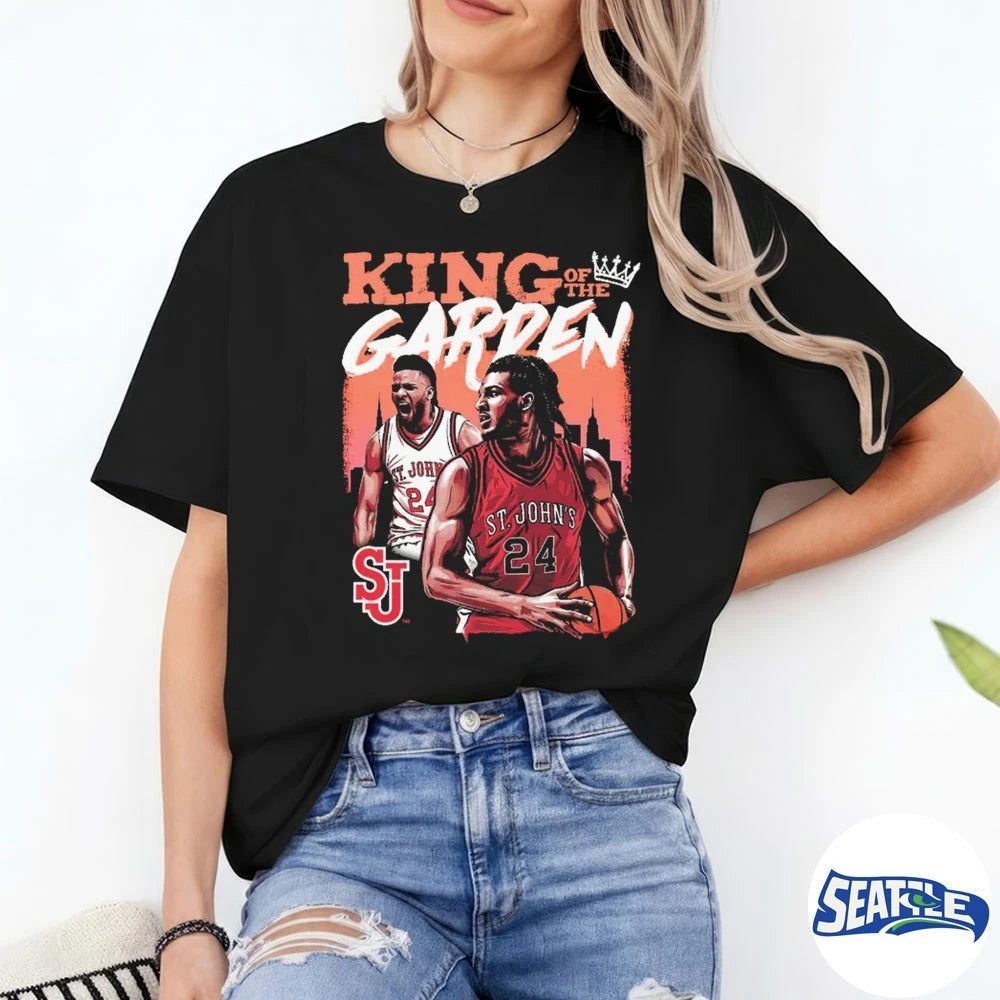 Official Zuby Ejiofor King of the Garden St. John’s Red Storm t-shirt