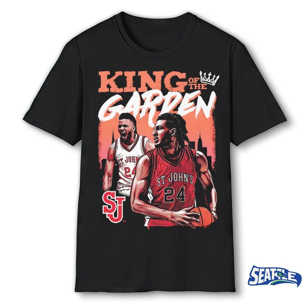 Official Zuby Ejiofor King of the Garden St. John’s Red Storm t-shirt