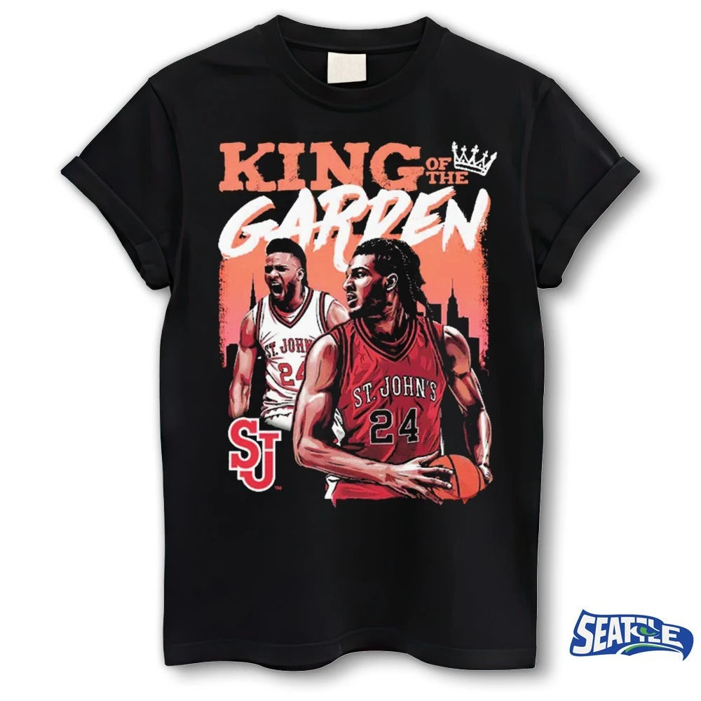Official Zuby Ejiofor King of the Garden St. John’s Red Storm t-shirt