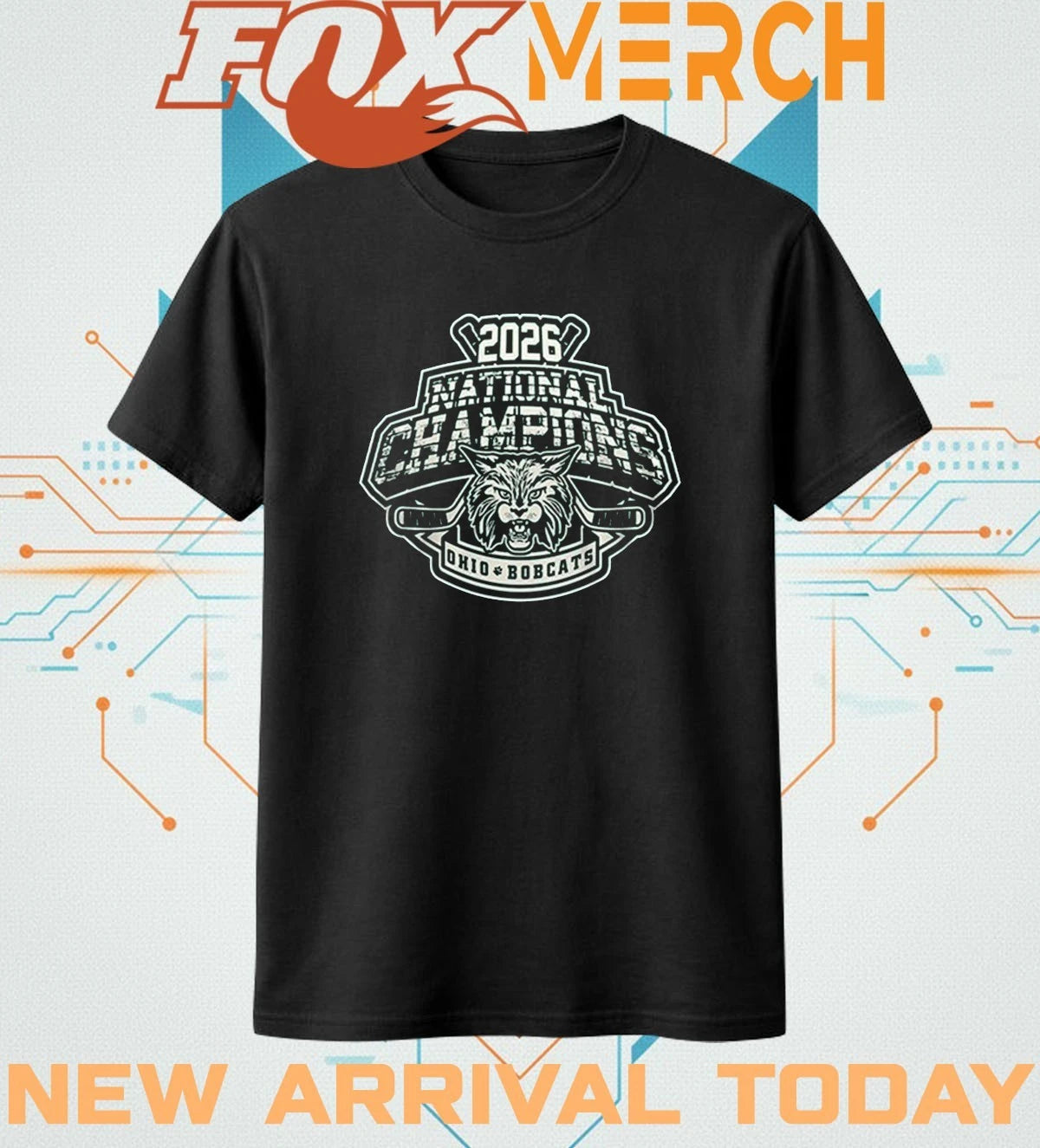 Ohio Bobcat Hockey National Champions 2026 t-shirt