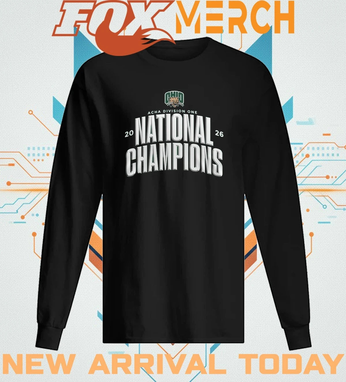 Ohio Bobcats 2026 Men’s Ice Hockey National Champions t-shirt