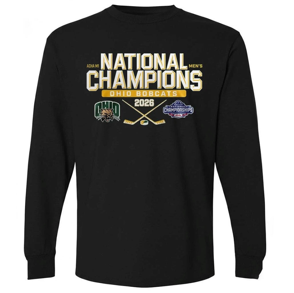 Ohio Bobcats Hockey 2026 ACHA M1 National Men’s Hockey Champions Shirt