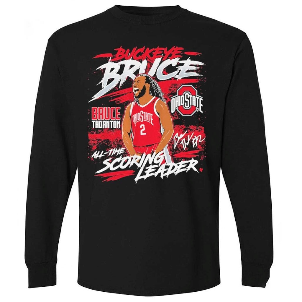Ohio State Basketball Bruce Thornton All-Time Leading Scorer Leader Shirt