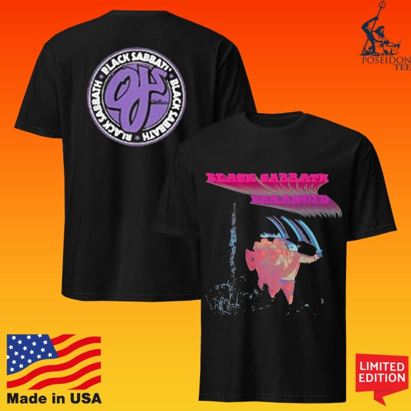 Oj Black Sabbath Paranoid Motion Trails T-shirt
