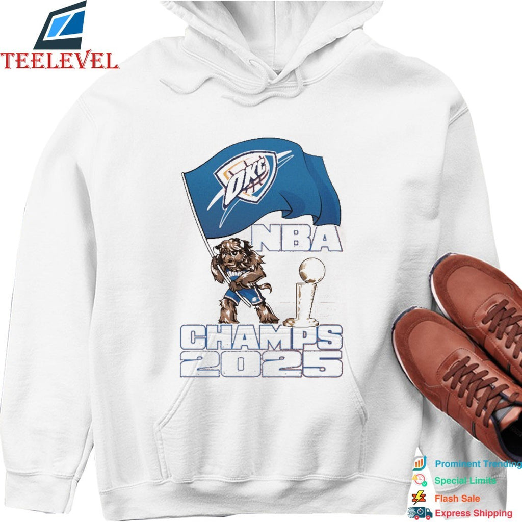 Oklahoma City Thunder 2025 Nba Champions Rumble Celebration Shirt