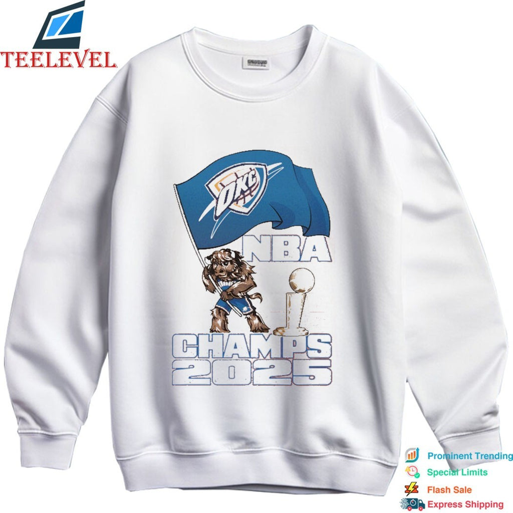 Oklahoma City Thunder 2025 Nba Champions Rumble Celebration Shirt
